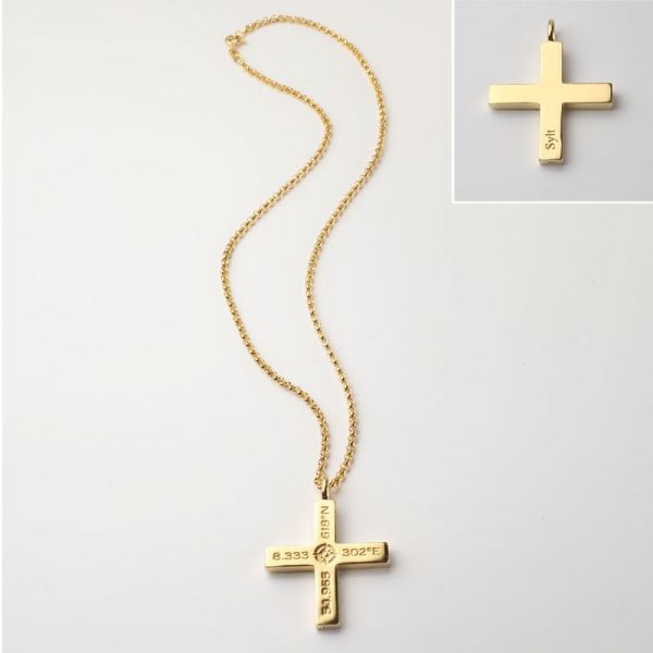 Anhänger mit Kette Sylt Sterling Silber vergoldet