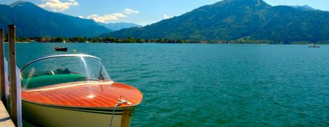 Boot am Tegernsee